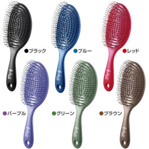 3D デタングルブラシ らせん 全6色 ヘアブ...の詳細画像1