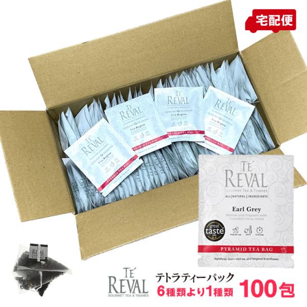 TE REVAL 高級 紅茶 テトラパック ティーバッグ 業務用 100包 6種より JAF TEA...