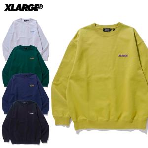 エクストララージ XLARGE STANDARD LOGO CREWNECK SWEATSHIRT スウェット クルーネック トレーナー メンズ [AA]