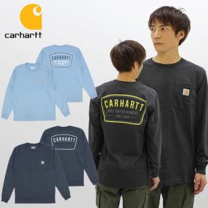 カーハート  Carhartt  Heavyweight Long-Sleeve Pocket Crafted Graphic T-shirt (105425/TK5425)  メンズ 長袖 Tシャツ/ワークウェア  [AA]｜neo