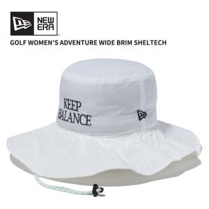 ニューエラ NEW ERA Women's アドベンチャー ワイドブリム SHELTECH ホワイト ゴルフ ハット 帽子｜neo