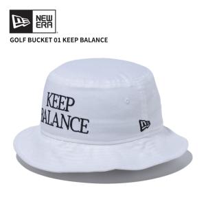 ニュー エラ NEW ERA バケット01 Keep Balance ホワイト ゴルフ バケットハット 帽子｜neo