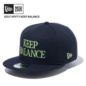 ニューエラ NEW ERA 9FIFTY Keep Balance ネイビー ゴルフ キャップ 帽子｜neo