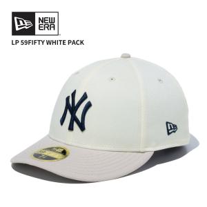 ニュー エラ NEW ERA LP 59FIFTY White Pack ニューヨーク・ヤンキース クローム ストーンバイザー キャップ 帽子｜neo