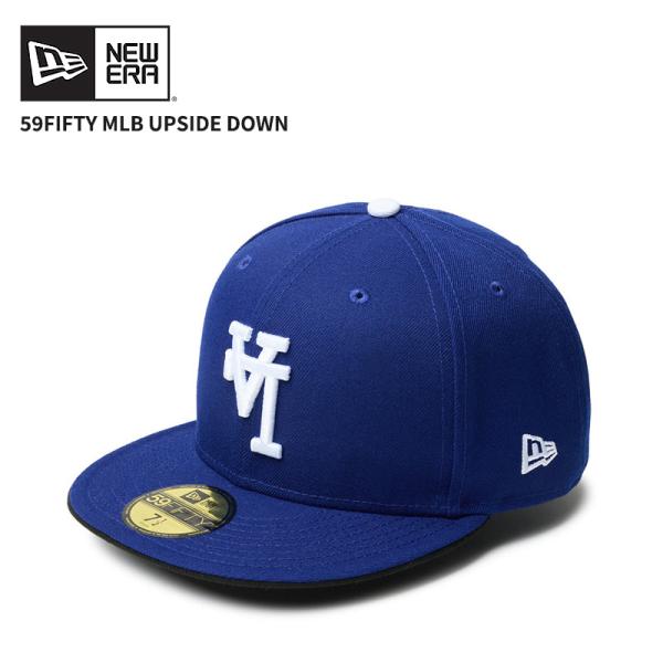 ニューエラ ユニセックス キャップ 帽子 NEW ERA 59FIFTY MLB Upside Do...