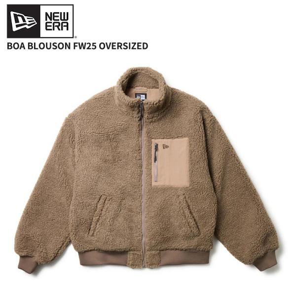 ニューエラ メンズ フリースアウター レディース NEW ERA ボアブルゾン モカ FW25 オー...