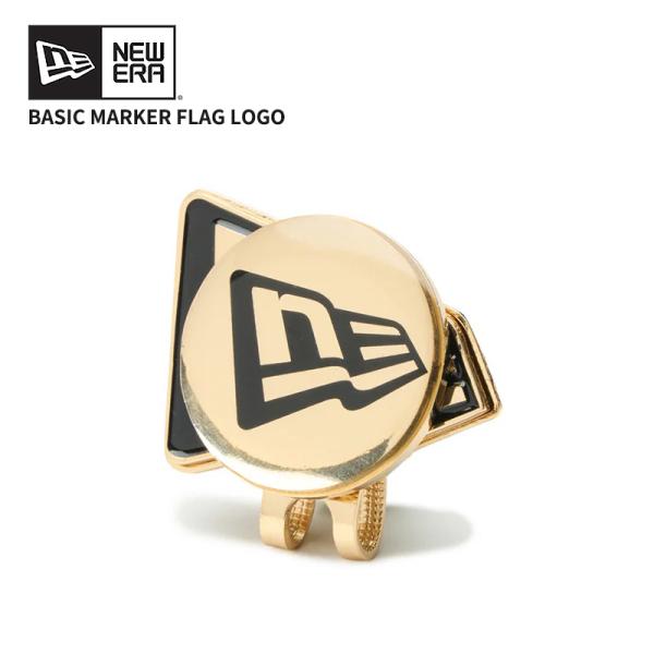ニューエラ ゴルフマーカー NEW ERA ベーシックマーカー フラッグロゴ ゴールド ゴルフ用品 ...
