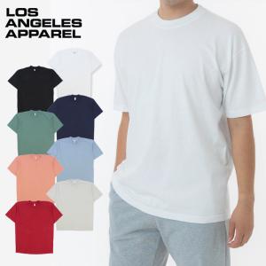 ロサンゼルス アパレル  LOS ANGELS APPAREL  6.5oz Garment Dye Crew Neck T-Shirt  ユニセックス メンズ レディース 半袖 無地 Tシャツ カットソー [AA-2]｜neo