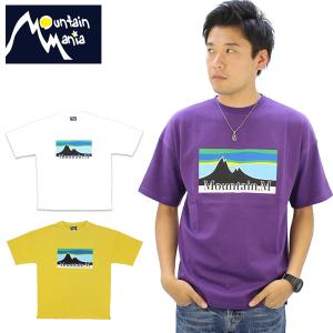 マウンテン マニア MOUNTAIN MANIA  SHORT-SLEEVE TEE MOUNTTAIN.M 半袖Tシャツ 男性用 メンズ[AA-2]｜neo