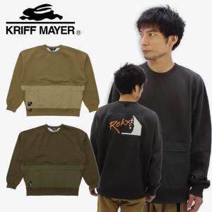 クリフメイヤー KRIFF MAYER  ロックス × クリフメイヤーコラボ スウェット メンズ/クルースウェット｜neo