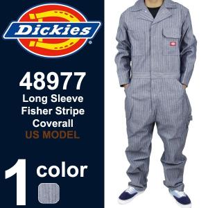 Dickies Fisher Stripe Long Sleeve Coveralls ディッキーズ 長袖 カバーオール つなぎ[BB]｜neo