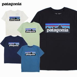 パタゴニア(patagonia)キッズ リジェネラティブ オーガニック サーティファイド コットン P-6ロゴ Tシャツ S/SL 子供 半袖 Tシャツ [AA]｜Neo Globe Yahoo!店