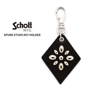 Schott N.Y.C（ショット） キーホルダー Schott/ショット/FLOWER STUDS