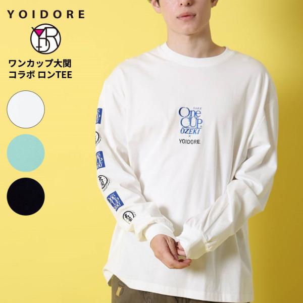 ヨイドレ メンズ 長袖Tシャツ レディース YOIDORE ワンカップ大関 コラボ ロンT トップス...