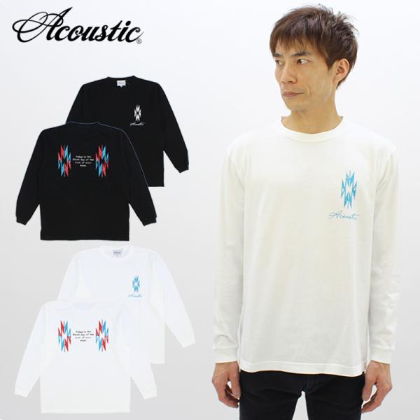 アコースティック ACOUSTIC 当店別注 NATIVE L S TEE AC-22051 メンズ...