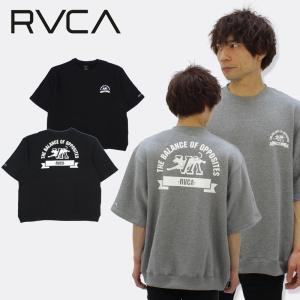 ルーカ RVCA  CHUMP メンズ クルースウェット 半袖 トレーナー BC041-003  スウェット｜neo