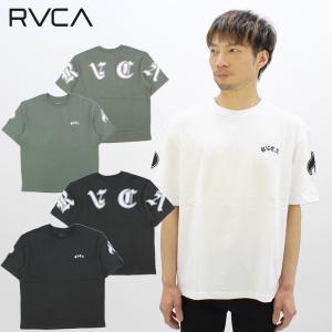 ルーカ RVCA  OE FAKE RVCA SS TEE メンズ 半袖Tシャツ  カットソー(bd041-227) /男性用｜neo