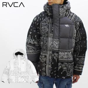 RVCA（ルーカ） ダウンジャケット ダウン RVCA BACK PRINT PUFFER JKT