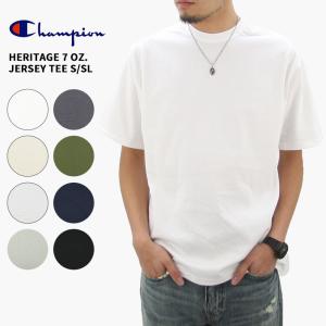 チャンピオン Champion  7オンス コットン Tシャツ Heritage 7 oz. Jersey Tee S/SL  t2102  メンズ 半袖 Tシャツ[AA-3]｜neo