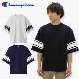 チャンピオン Champion  ハーフスリーブ クルーネック スウェットシャツ 22SS   C3-V003  メンズ/半袖/ [AA]｜Neo Globe Yahoo!店