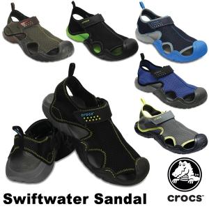 クロックス(CROCS) スウィフトウォーター サンダル(swiftwater sandal)(男性用)[BB]
