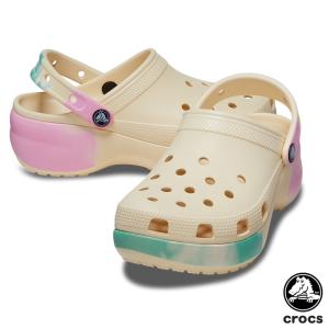 クロックス CROCS クラシック プラットフォーム オンブレ クロッグ ウィメン classic platform ombre clog w レディース サンダル 厚底 女性用｜neo