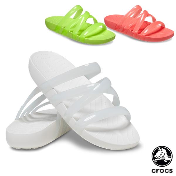 クロックス CROCS クロックス スプラッシュ グロッシー ストラッピー crocs splash...