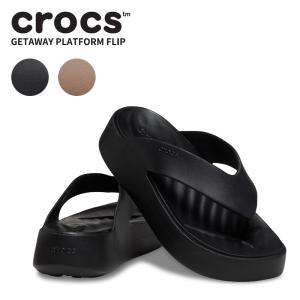 クロックス CROCS ゲッタウェイ プラットフォーム フリップ getaway platform flip レディース サンダル 女性用 スライド｜neo