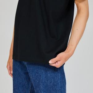 ヘインズ 半袖Tシャツ クロ 黒T メンズ 半...の詳細画像5