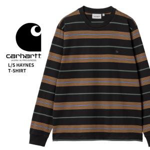 カーハート ダブリューアイピー Carhartt WIP L/S HAYNES T-SHIRT i032849 メンズ ストライプ Tシャツ  長袖 トップス カットソー [AA]