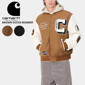 Carhartt WIP スタジャン BROWN DUCKS BOMBER（カーハート ワークイン