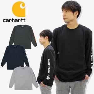 カーハート  Carhartt  LONG SLEEVE LOGO GRAPHIC T-SHIRT  K231/TK0231   メンズ 長袖 Tシャツ ワークウェア ロンT US企画 [AA-3]