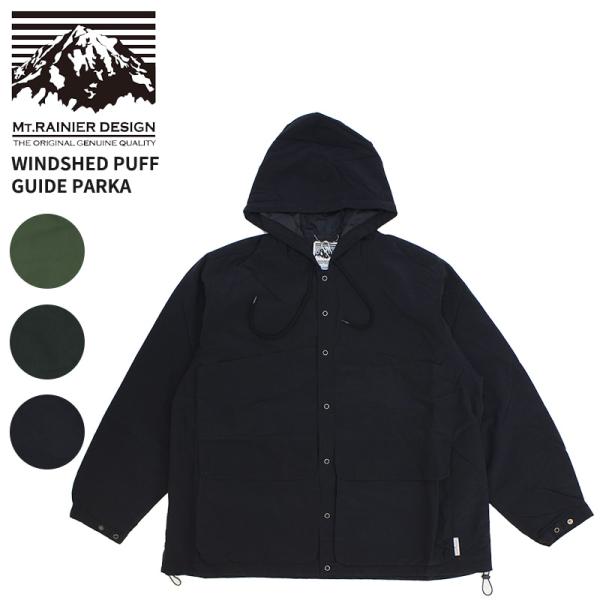 マウント レイニア デザイン メンズ 防風 中綿ジャケット MT.RAINIER DESIGN  ウ...