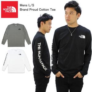 ザ・ノースフェイス THE NORTH FACE Mens L/S Brand Proud Cotton Tee メンズ 長袖 Tシャツ ロンT US企画 [AA-2]