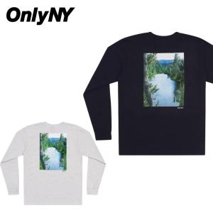 オンリー ニューヨーク Only Ny  Stream Fishing L/S T-Shirt 長袖 Tシャツ ロンT 男性用 メンズ [AA]｜neo