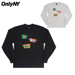 オンリー ニューヨーク Only Ny NY Smiles L/S T-Shirt 長袖 Tシャツ ロンT 男性用 メンズ [AA]｜neo