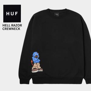 ハフ HUF HELL RAZOR CREWNECK トップス  クルーネック スウェット メンズ [AA]｜neo