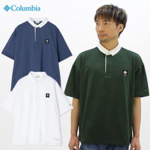 コロンビア Columbia ジェームスブルックショートスリーブラグビーシャツ  James Brook Short Sleeve Rugby Shirt  PM1913  半袖  メンズ 男性｜neo