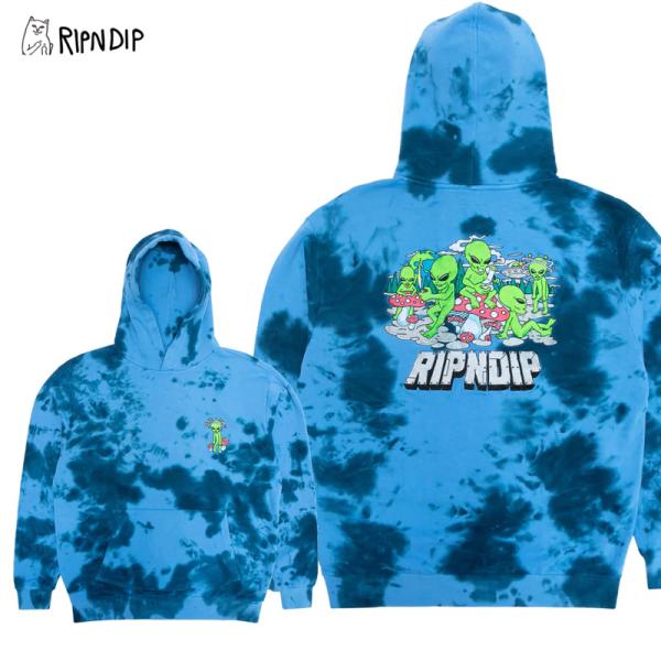 【並行輸入】リップンディップ RIPNDIP Space Gang Hoodie Navy Ligh...