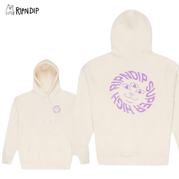 【並行輸入】リップンディップ RIPNDIP Kinetic Field Hoodie Bone ス...