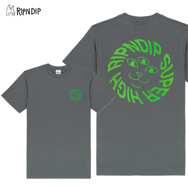 【並行輸入】リップンディップ RIPNDIP 半袖Tシャツ Kinetic Field Tee Ch...