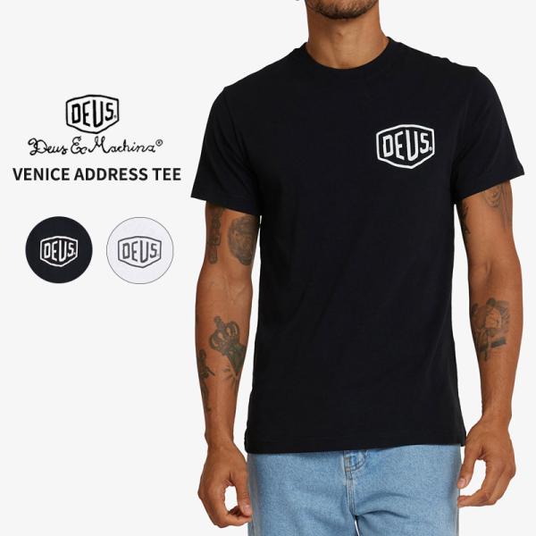 デウスエクスマキナ Deus EX Machina 半袖Tシャツ VENICE ADDRESS TE...