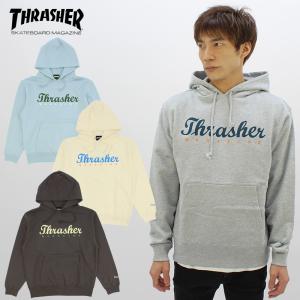THRASHER（スラッシャー） THRASHER SPLIT FLAME STICKER HOODIE