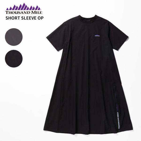 サウザンドマイル 高機能ワンピース レディース THOUSAND MILE 半袖 ロングワンピース ...