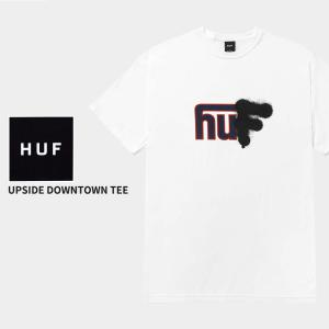 ハフ HUF UPSIDE DOWNTOWN TEE 半袖 Tシャツ ショートスリーブTシャツ トップス カットソー メンズ [AA]