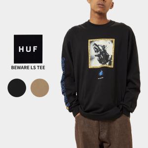 ハフ HUF BEWARE LS TEE 長袖Tシャツ ロングスリーブTシャツ ロンT トップス カットソー メンズ [AA]｜neo