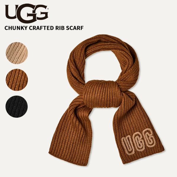 アグ レディース ニットマフラー  UGG チャンキー クラフテッド リブ スカーフ Chunky ...