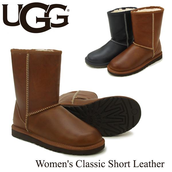 アグ UGG ウィメンズ クラシック ショート レザー Classic Short Leather ...