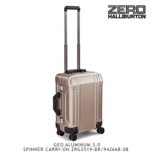 ゼロハリバートン ZERO HALLIBURTON  ジオ アルミニウム 3.0 SPINNER CARRY-ON ZRG2519-BR/942668-08 /キャリーケース/スーツケース/[GG]｜neo