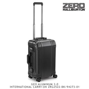 ゼロハリバートン ZERO HALLIBURTON  ジオ アルミニウム 3.0 INTERNATIONAL CARRY-ON ZRG2522-BK/94273-01 /キャリーケース/スーツケース/[GG]｜neo